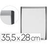 PIZARRA BLANCA NOBO MAGNETICA MARCO ARQUEADO 355X280 MM
