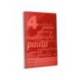 Cuaderno espiral Liderpapel Folio Tapa plastico 80 hojas Pautado 80g/m2 sin margen Color Rojo