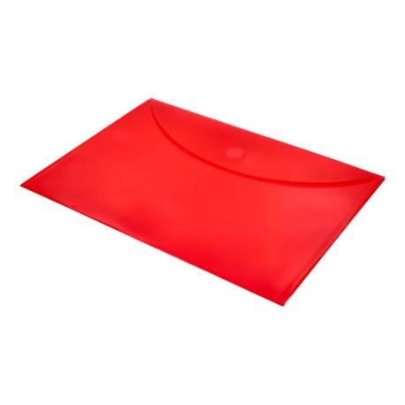 CARPETA PLASTICO BROCHE A4 ROJO