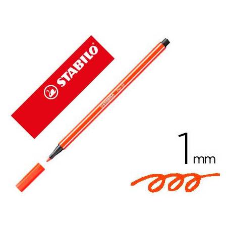 Rotulador Stabilo pen 68/40 1 mm Color Rojo