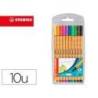 Rotulador Stabilo Point 88 Estuche 10 Colores