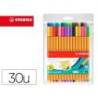 Rotulador Stabilo Point 88 Neon 0,4 mm Punta de Fibra Estuche 30 unidades