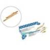 ENCUADERNADOR FASTENER DORADO LIDERPAPEL -CAJA DE 100