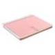 Bloc Liderpapel Din A4 micro crafty cuadrícula 5mm 5 bandas 4 taladros tapa forrada 90 gr 120 hojas color rosa