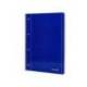 Cuaderno espiral liderpapel a4 micro serie azul tapa blanda 80h 80 gr cuadro5mm con margen 4 taladros color azul