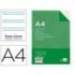 Recambio Liderpapel DIN A4 4 taladros 60gr pauta 2,5 mm