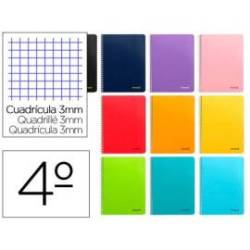 Bloc Liderpapel cuarto smart cuadrícula 3 mm tapa blanda 60 gr color “no se puede elegir”