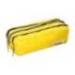 BOLSO ESCOLAR LIDERPAPEL PORTATODO RECTANGULAR 3 BOLSILLOS AMARILLO PASTEL 185X55X70 MM