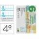 Recambio Liderpapel cuarto 2 taladros 70 gr cuadriculado pautado 6 mm