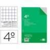 Recambio Liderpapel Cuarto 6 taladros 60 gr cuadrícula 8mm