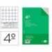Recambio Liderpapel Cuarto 6 taladros 60 gr cuadrícula 8mm