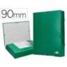 Carpeta de proyectos Liderpapel de carton gomas Paper Coat verde