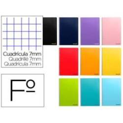 Cuaderno espiral Liderpapel folio smart Tapa blanda 80h 60gr cuadro con margen Colores surtidos (no se puede elegir)