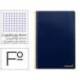 Cuaderno espiral Liderpapel folio smart Tapa blanda 80h 60gr cuadro 4mm con margen Color azul oscuro