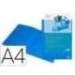 Carpeta dossier con doble bolsa Liderpapel Din A4 color azul