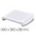 REPOSAPIES FELLOWES BREYTA 3 AJUSTES DE ALTURA 100% RECICLABLE 490X360X98 MM COLOR BLANCO