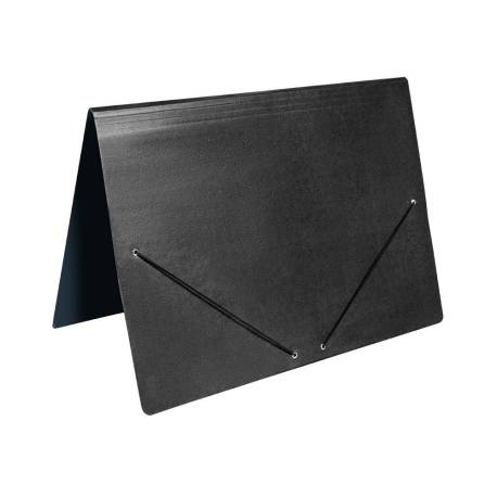 Carpetas de gomas carton Liderpapel Din A3 negro (27149)