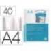 Carpeta Canguro Liderpapel DIN A4 poliporpileno 40 fundas color transparente