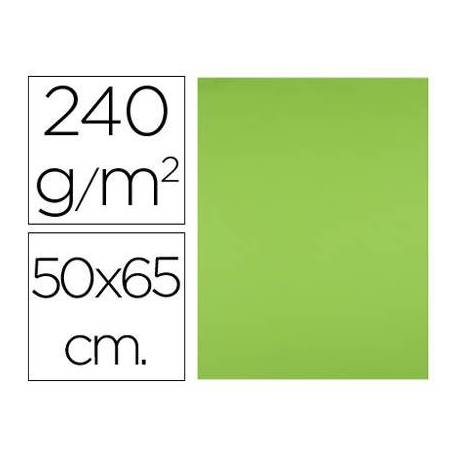 Cartulina Liderpapel color verde hierba 240 g/m2