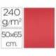 Cartulina Liderpapel color rojo 240 g/m2