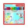 ROTULADOR STABILO ACUARELABLE PEN 68 BRUSH PUNTA PINCEL ESTUCHE DE 24 UNIDADES COLORES SURTIDOS