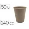 VASO TERMICO CARTON KRAFT 240 CC PAQUETE DE 50 UNIDADES