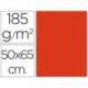 Cartulina Guarro tomate 500 x 650 mm de 185 g/m2