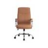 SILLA Q-CONNECT DIRECCION MODE NA SIMIL PIEL BASE METALICA ALT MAX 1210 ANC 630 PROF 650 MM RUEDAS PREMIUM COLOR CREMA