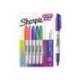 ROTULADOR SHARPIE PERMANENTE FINO GLAM POP BLISTER DE 5 UNIDADES COLORES SURTIDOS