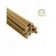 PAJITA BUNZL PAPEL KRAFT MARRON RECICLADO 6X200 MM CAJA DE 100 UNIDADES