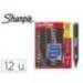 ROTULADOR SHARPIE ACRYLIC PUNTA REDONDA BLISTER DE 12 UNIDADES COLORES SURTIDOS