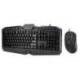 SET TECLADO Y RATON Q-CONNECT GAMING CON CABLE E ILUMINACION LED COLOR NEGRO