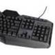 SET TECLADO Y RATON Q-CONNECT GAMING CON CABLE E ILUMINACION LED COLOR NEGRO