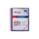 CARPETA PARDO ESCAPARATE CON ESPIRAL 40 FUNDAS FOLIO PERSONALIZABLE COLOR LILA