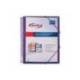 CARPETA PARDO ESCAPARATE CON ESPIRAL 30 FUNDAS FOLIO PERSONALIZABLE COLOR LILA
