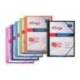 CARPETA PARDO ESCAPARATE CON ESPIRAL 20 FUNDAS FOLIO PERSONALIZABLE COLOR LILA