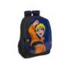 MOCHILA ESCOLAR SAFTA ADAPTADA CARRO NARUTO NINJA 440X320X160 MM