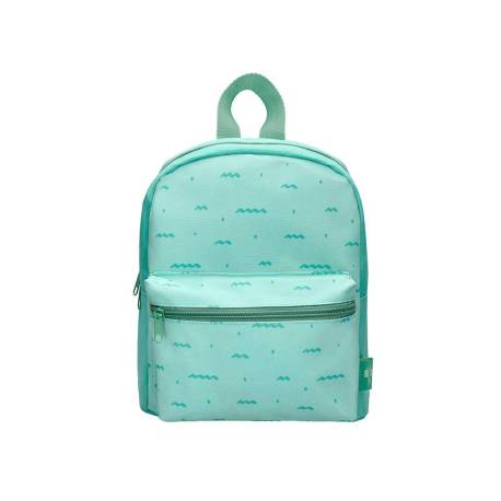 MOCHILA GUARDERIA LIDERPAPEL INFANTIL DISEÑO VERDE 250X115X210 MM