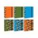 CARPETA DE 4 ANILLAS DE 40 MM MIXTAS CARTON FORRADO FOLIO COLORES SURTIDOS CAMUFLAJE 6 DISEÑOS