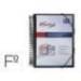 CARPETA PARDO ESCAPARATE CON ESPIRAL 80 FUNDAS FOLIO PERSONALIZABLE COLOR NEGRO
