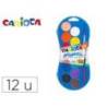 ACUARELA CARIOCA 12 COLORES CON PINCEL ESTUCHE DE PLASTICO