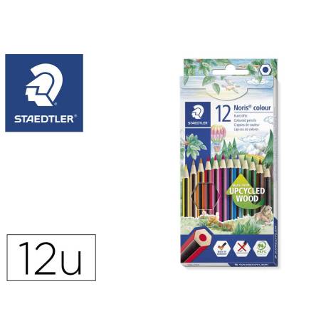 Lapices de 12 colores marca Staedtler Wopex ecologico