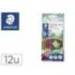Lapices de 12 colores marca Staedtler Wopex ecologico