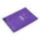 CUADERNO ESPIRAL LIDERPAPEL DIN A5 PAUTAGUIA TAPA PLASTICO 80H 90GR CUADRO PAUTADO 4 MM CON MARGEN COLOR VIOLETA