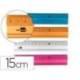 Reglas de 15 cm aluminio colores surtidos