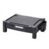 SOPORTE Q-CONNECT PARA MONITOR/IMPRESORA CON CAJON Y AJUSTABLE A DOS ALTURAS 10,3CM A 13,3CM COLOR NEGRO