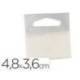 Colgador con Adhesivo 3M Hang tab 2180 Rollo 1000 Etiquetas