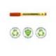 ROTULADOR STAEDTLER NORIS WRITING PEN 307 TINTA BASE DE AGUA PUNTA FINA TRAZO 0,6 MM ROJO