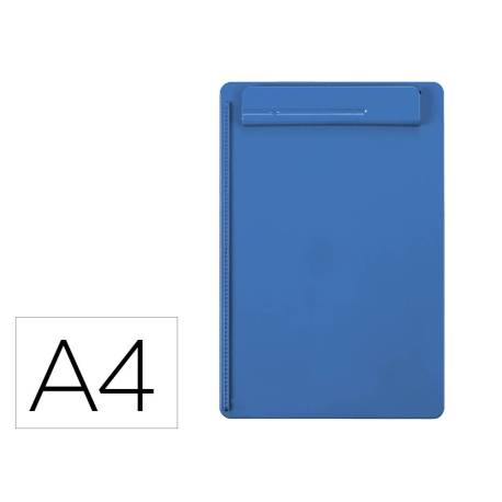 PORTANOTAS MAUL GO DIN A4 PLASTICO RECICLADO CON PINZA COLOR AZUL