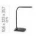LAMPARA DE ESCRITORIO MAUL LED PEARLY TRES NIVELES INTENSIDAD COLOR NEGRO 106X375X357 MM